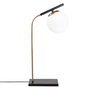 Opviq Yıldız - 4021 Lámpara de mesa Dorada y Negra
